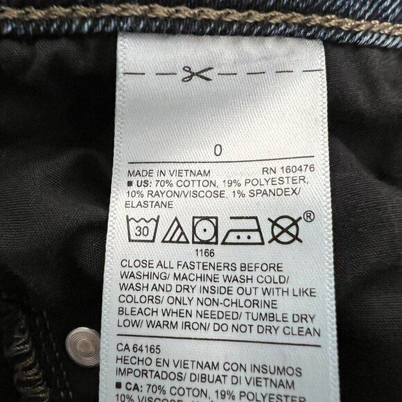 Old Navy Women’s Rockstar Super Skinny Jeans Distressed Size 0 - Picture 9 of 9